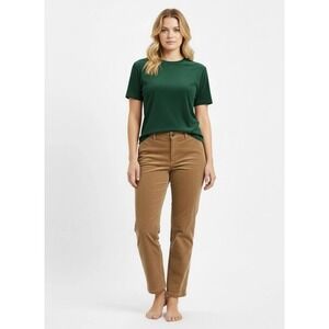 Polo Ralph Lauren Womens Corduroy Pants Casual Trousers Tan Beige Size 30"